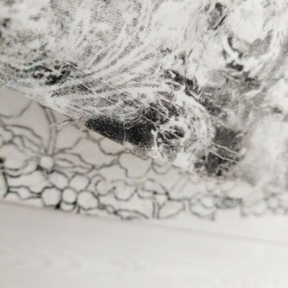 Angels Diamonds Tank Top Small White Distressed Lacy Sheer Racer Back - Picture 3 of 9